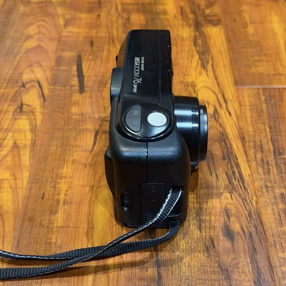 Canon Sure Shot Mega Zoom 76 Caption Point & Shoot 35mm Film Camera